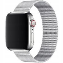 Pasek Bransoleta Do Apple Watch 42/44/45Mm Srebrny Inny producent