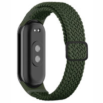 Pasek cloth do Xiaomi MI Band 8 i Mi Band 9 (Ciemnozielony)