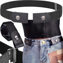 Pasek Damski Do Spodni Gumowy Elastyczny Bez Klamry Regulowany Z Regulacją