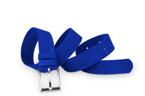 Pasek damski klasyczny chaber welurowy 3 cm