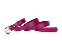 Pasek damski klasyczny fuksja mat 2 cm