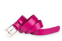 Pasek damski klasyczny fuksja mat 3 cm