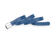 Pasek damski klasyczny kobalt mat 2 cm