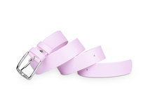 Pasek damski klasyczny różowy mat 3 cm