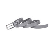 Pasek damski klasyczny szary mat 2 cm