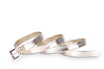 Pasek damski klasyczny złota kora 1,5 cm