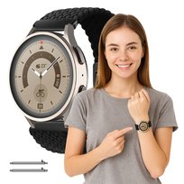 Pasek do Amazfit GTR Mini opaska na smartwatch uniwersalny czarny 20mm