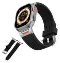 Pasek do Apple Watch 1 2 3 4 5 6 7 8 9 10 42MM 44MM 45MM 49MM czarny opaska