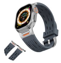 Pasek do Apple Watch 1 2 3 4 5 6 7 8 9 SE 38MM 40MM 41MM ciemnoszary opaska