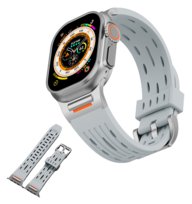 Pasek do Apple Watch 1 2 3 4 5 6 7 8 9 SE 38MM 40MM 41MM szary opaska mocny