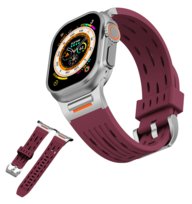Pasek do Apple Watch 2 3 4 5 6 7 8 9 10 42MM 44MM 45MM 49MM bordowy opaska