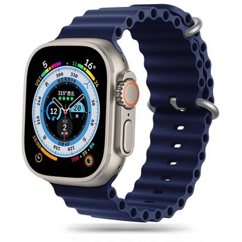 Pasek do APPLE WATCH 4 / 5 / 6 / 7 / 8 / 9 / SE / ULTRA 1 / 2 (42 / 44 / 45 / 49 MM) Tech-Protect IconBand Pro Midnight Blue - TECH-PROTECT