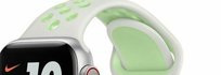 Pasek do Apple Watch Sport 38/40/41 mm biało zielony [Rhinocell]