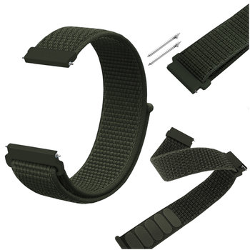 Pasek do Garett Kids Essa 4G smartwatch khaki opaska 18mm z teleskopami - Chronsmarta