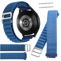 Pasek do Garett Kids Essa 4G smartwatch niebieska opaska 18mm z teleskopami