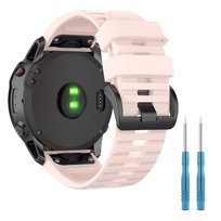 Pasek do Garmin Fenix 5 6 7 8 47mm PRO Solar opaska sportowy różowy 22mm