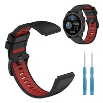 Pasek do Garmin Fenix 7X / 7X Pro / Tactix na zegarek sportowy dwukolorowy