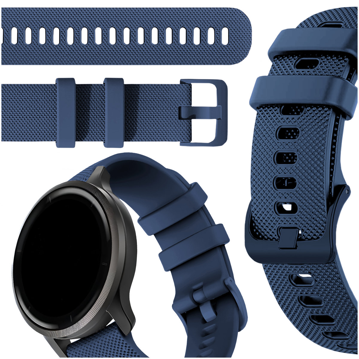 Cinturino In Silicone Da 20 Mm / 22 Mm Per Amazfit GTS / 2 / 2e / GTS2 Mini / GTR 42 Mm / 47 Mm - Foto 7
