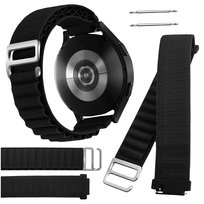 Pasek do Garmin Venu 3 45mm smartwatch czarna opaska 22mm z teleskopami