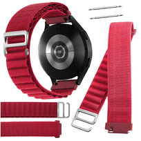 Pasek do Garmin Venu 3 45mm smartwatch czerwona opaska 22mm z teleskopami