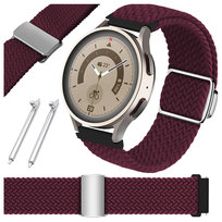 Pasek do Garmin Venu 3s 41mm smartwatch bordowa opaska 18mm z teleskopami