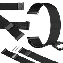 Pasek do Garmin Venu 3s 41mm smartwatch czarna opaska 18mm