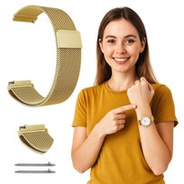 Pasek do GARMIN VENU 4 3 2 VIVOACTIVE 4 45 FORERUNNER 255 265 złoty opaska