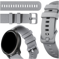 Pasek do Garmin Venu Sq 2 Music smartwatch szara opaska 20mm z teleskopami Chronsmarta