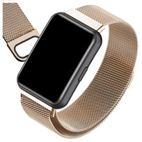 Pasek do Huawei Watch Fit 2 magnetyczny (Różowo-Złoty)