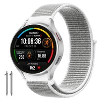 Pasek do HUAWEI Watch GT Runner 2 na zegarek opaska nylon mocny 20mm szary