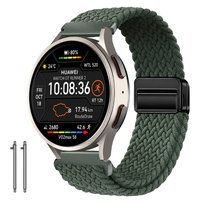 Pasek do HUAWEI Watch GT Runner 2 pleciony opaska bransoleta zielony 20mm