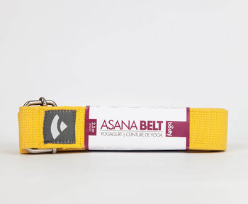 Pasek do jogi Asana żółty 250/3,8cm