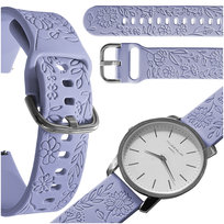 Pasek do Motorola Moto Watch 100 smartwatch lawendowa opaska 20mm