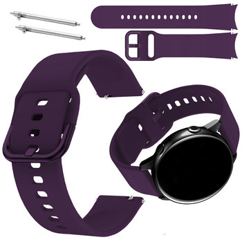 Pasek do Samsung Galaxy Watch 4 40mm smartwatch fioletowa opaska 20mm - Chronsmarta