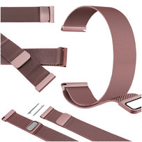 Pasek do Samsung Galaxy Watch 4 40mm smartwatch jasnoróżowa opaska 20mm