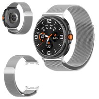 Pasek do SAMSUNG GALAXY WATCH 8 40MM 44MM 8 CLASSIC 46MM bransoleta srebrny