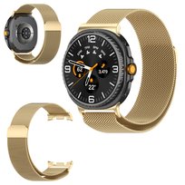 Pasek do SAMSUNG GALAXY WATCH 8 40MM 44MM 8 CLASSIC 46MM bransoleta złoty