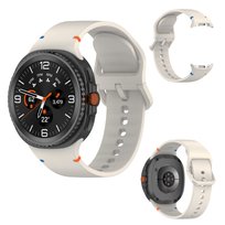 Pasek do Samsung Galaxy Watch 8 40mm / 44mm / 8 Classic 46mm S/M beżowy