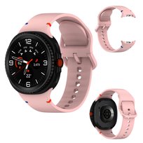 Pasek do Samsung Galaxy Watch 8 40mm / 44mm / 8 Classic 46mm S/M różowy