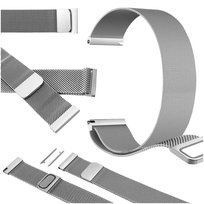 Pasek do Samsung Garmin Venu Sq 2 Music smartwatch srebrna opaska 20mm