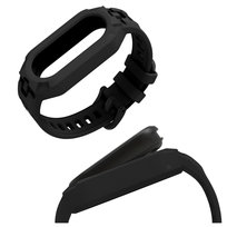 Pasek do Xiaomi Mi Band 8 i Mi Band 9 opaska do zegarka smartwatch ramka (Black)