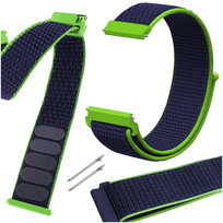 Pasek do Xiaomi Watch S1 Active GPS, granatowa opaska, z teleskopami