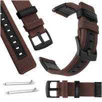 Pasek do Xiaomi Watch S1 Active GPS smartwatch brązowa opaska 22mm