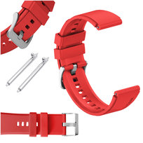 Pasek do Xiaomi Watch S1 Active GPS smartwatch czerwona opaska 22mm