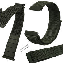 Pasek do Xiaomi Watch S1 Active GPS, zielona opaska, z teleskopami