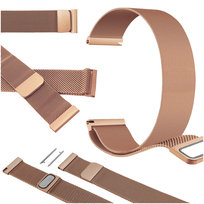 Pasek do Xiaomi Watch S3 smartwatch różowozłota opaska 22mm z teleskopami