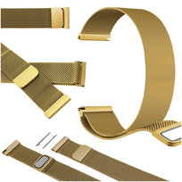 Pasek do Xiaomi Watch S3 smartwatch złota opaska 22mm z teleskopami