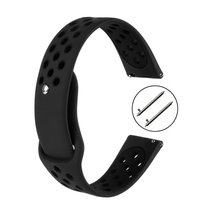 PASEK DO ZEGARKA 18MM – SILIKONOWY – czarny