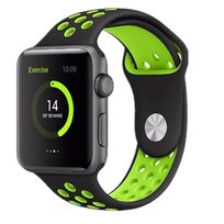 Pasek do zegarka Apple Watch Nike Sport 38/40/41mm Czarno-limonkowy Rhino