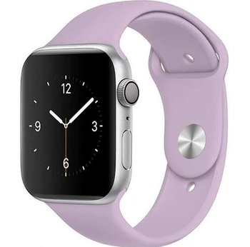 Pasek do zegarka Apple Watch Sport 38/40/41mm Liliowy Silikonowy Rhinocell - Rhinocell